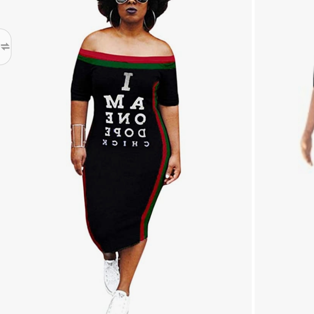 Off the shoulder statement dress.. NWOT